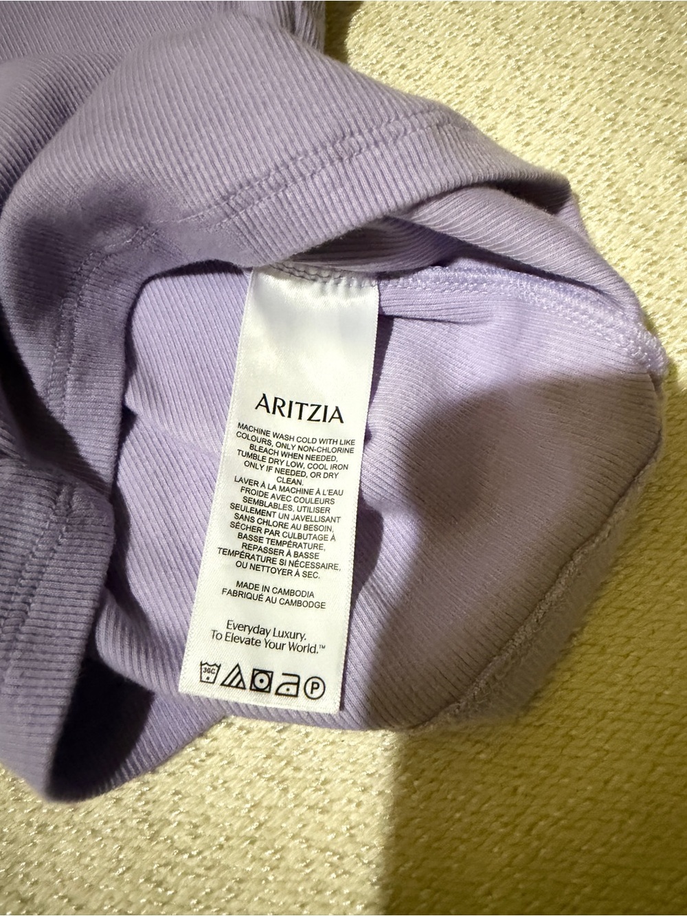 Aritzia Homestretch Square-Neck Waist Tank - Picture 6 of 7